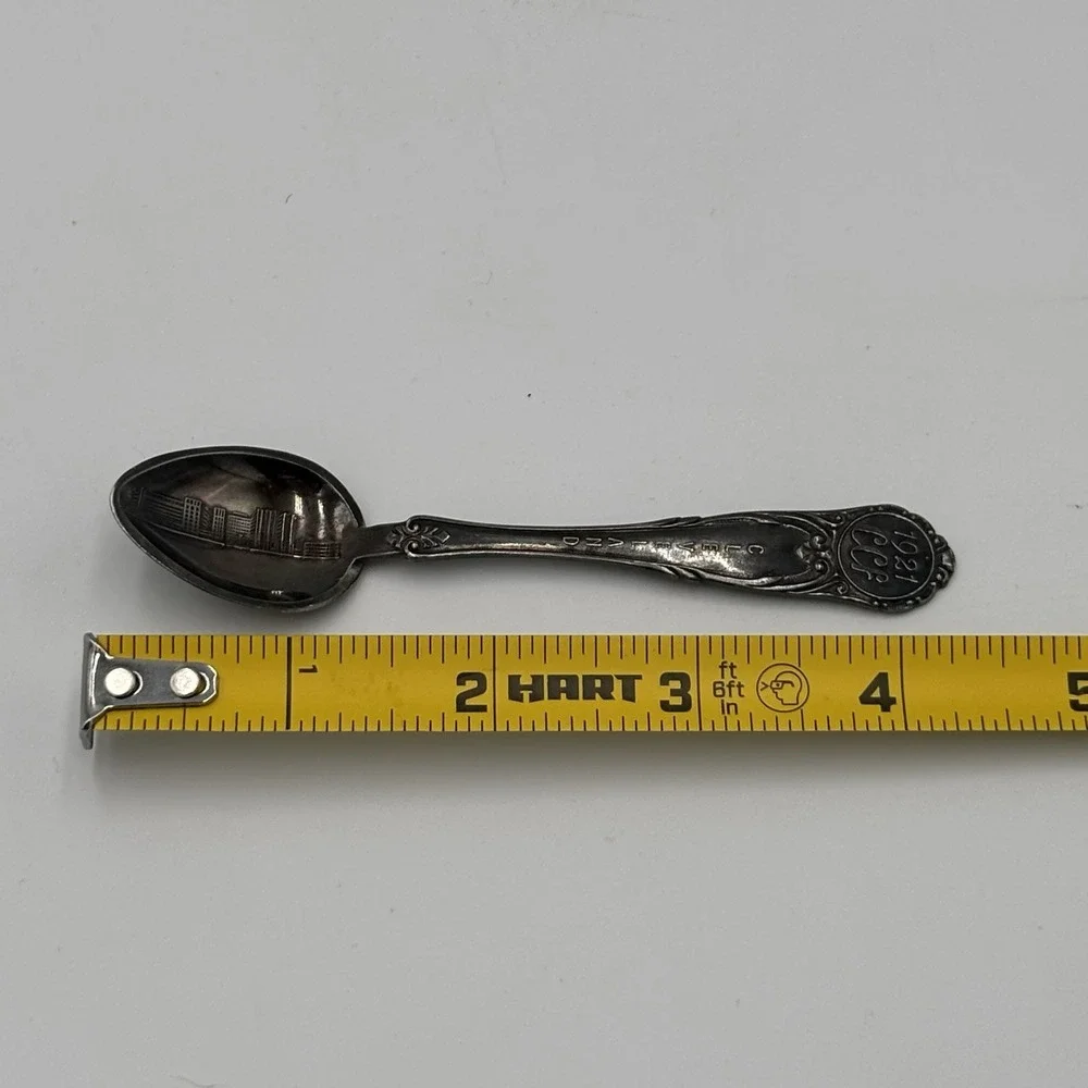 1921‎ CCF Cleveland silver plated souvenir spoon